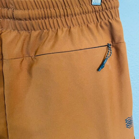 FLX Rust Orange Stretchy Athletic Cargo Casual Elastic Drawstring Pants | Medium - Picture 6 of 8